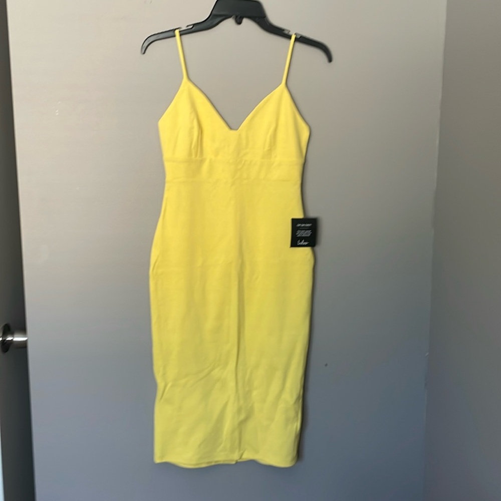 New Lulus yellow dress